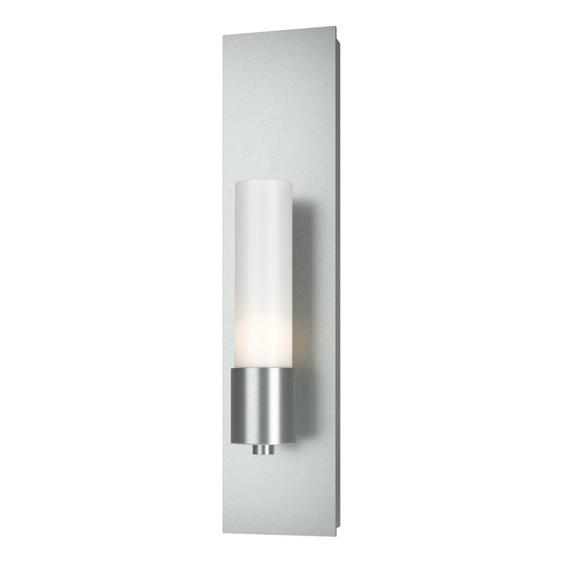 Hubbardton Forge 204420-SKT-82-GG0392 One Light Wall Sconce, Vintage Platinum