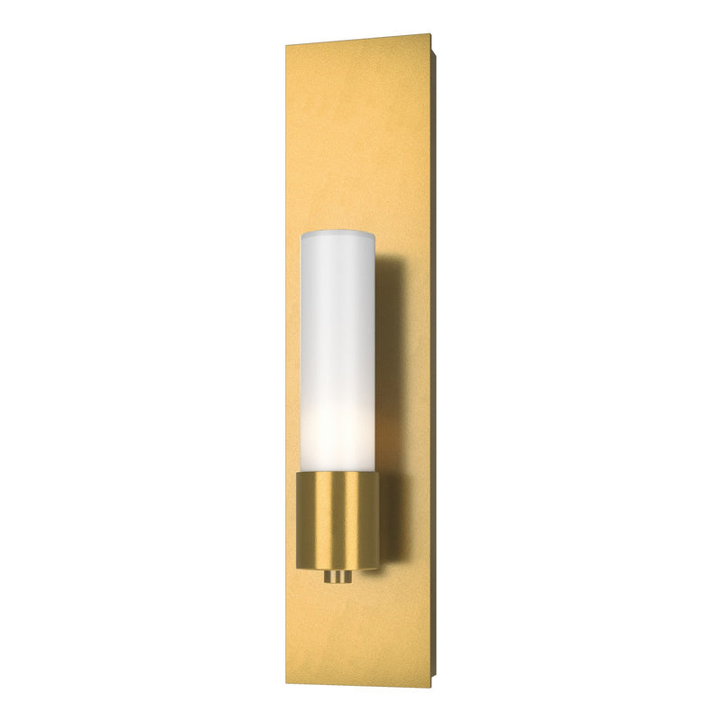 Hubbardton Forge 204420-SKT-86-GG0392 One Light Wall Sconce, Modern Brass
