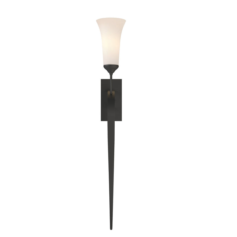 Hubbardton Forge 204526-SKT-10-GG0068 One Light Wall Sconce, Black