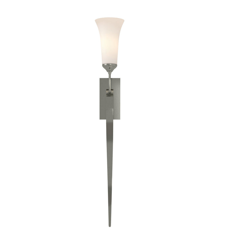 Hubbardton Forge 204526-SKT-85-GG0068 One Light Wall Sconce, Sterling