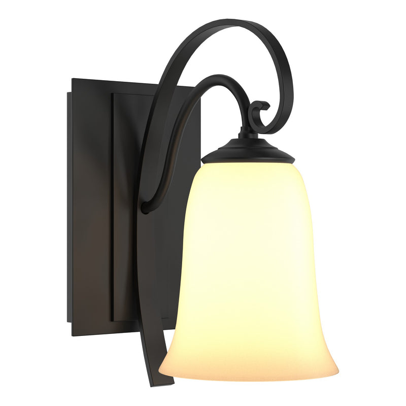 Hubbardton Forge 204531-SKT-10-GG0035 One Light Wall Sconce, Black