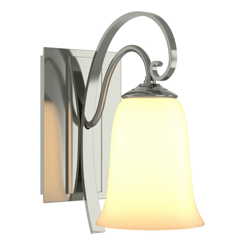 Hubbardton Forge 204531-SKT-85-GG0035 One Light Wall Sconce, Sterling
