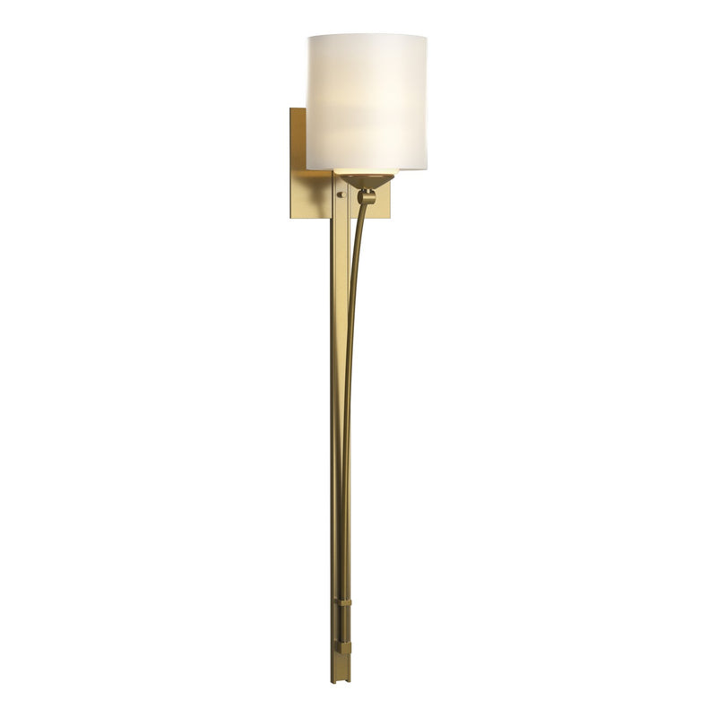 Hubbardton Forge 204670-SKT-86-GG0169 One Light Wall Sconce, Modern Brass