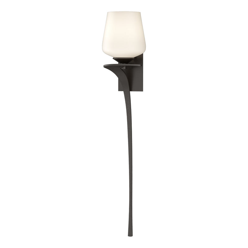 Hubbardton Forge 204710-SKT-LFT-14-GG0236 One Light Wall Sconce, Oil Rubbed Bronze