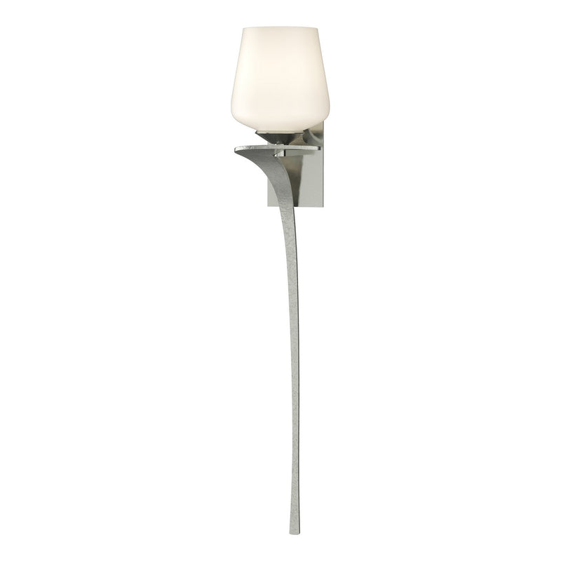 Hubbardton Forge 204710-SKT-LFT-85-GG0236 One Light Wall Sconce, Sterling