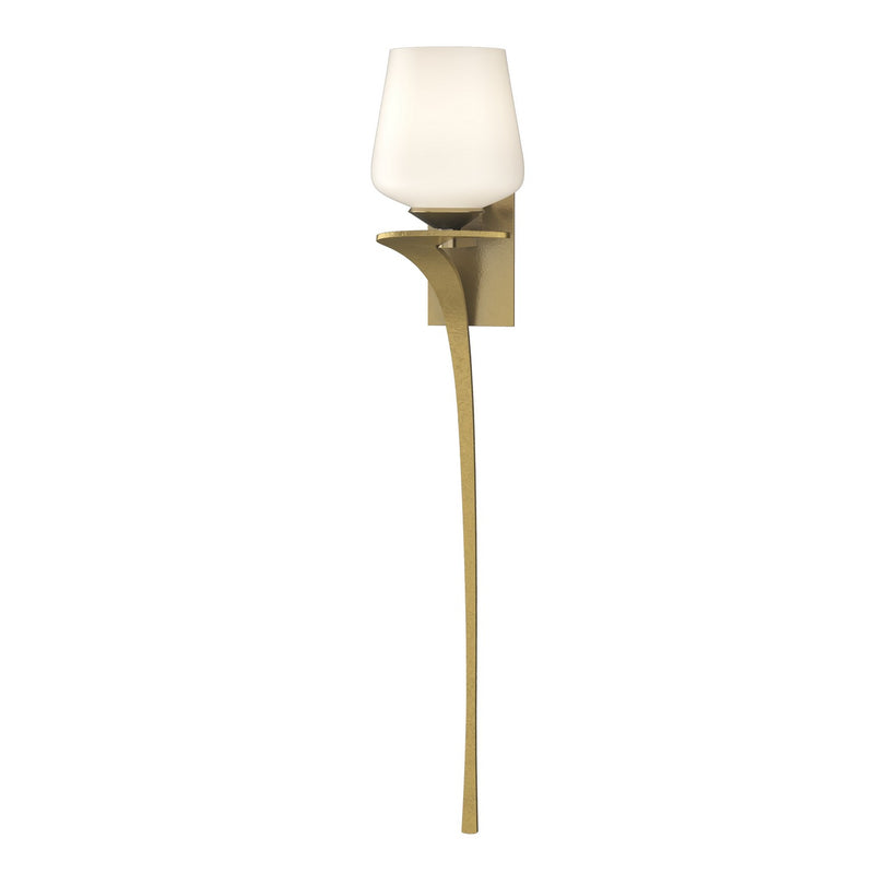 Hubbardton Forge 204710-SKT-LFT-86-GG0236 One Light Wall Sconce, Modern Brass