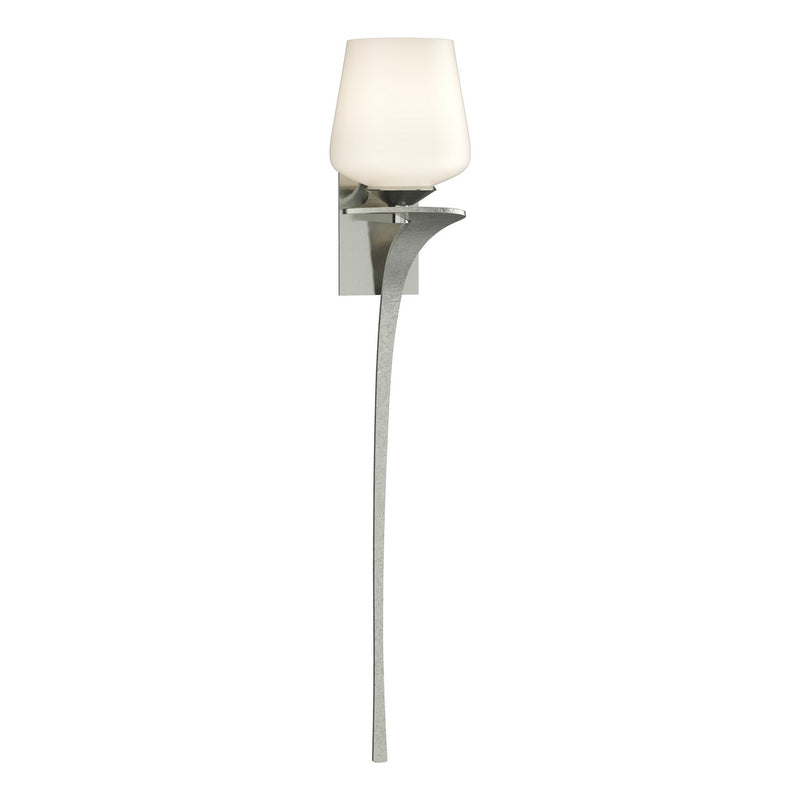Hubbardton Forge 204710-SKT-RGT-85-GG0236 One Light Wall Sconce, Sterling