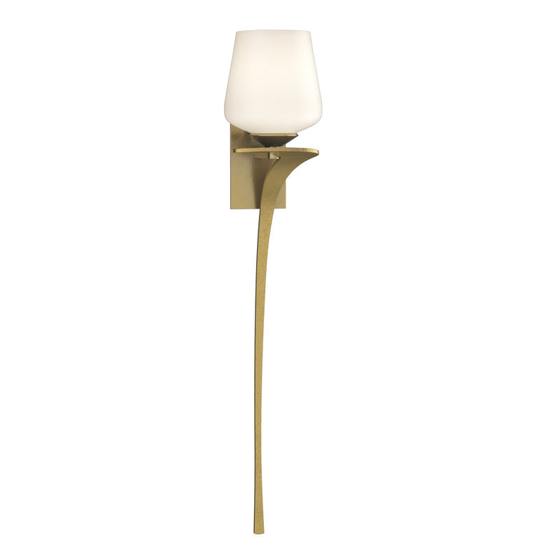 Hubbardton Forge 204710-SKT-RGT-86-GG0236 One Light Wall Sconce, Modern Brass
