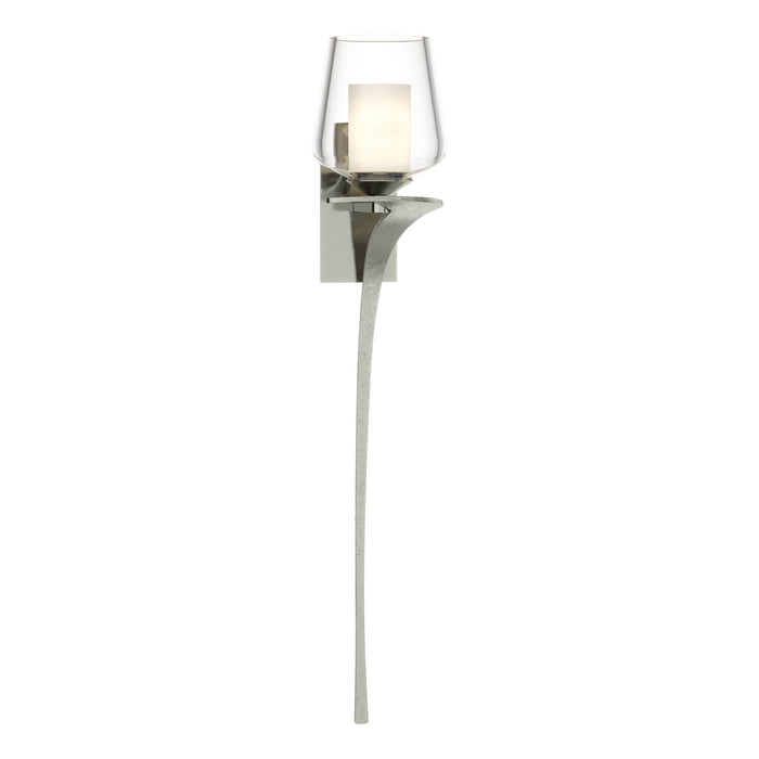 Hubbardton Forge 204712-SKT-RGT-85-ZU0291 One Light Wall Sconce, Sterling