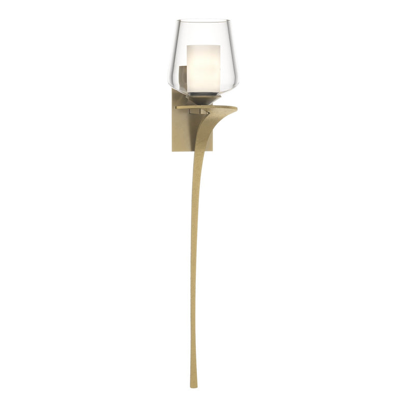 Hubbardton Forge 204712-SKT-RGT-86-ZU0291 One Light Wall Sconce, Modern Brass