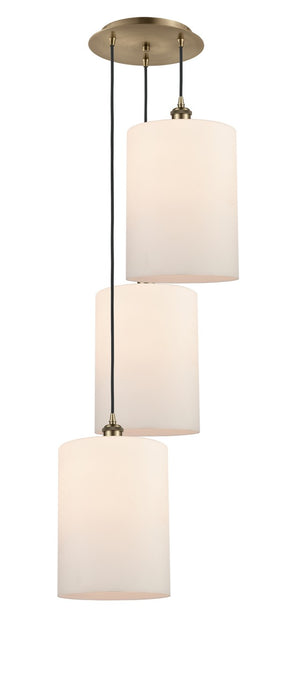 Innovations 113B-3P-AB-G111-L LED Pendant, Antique Brass