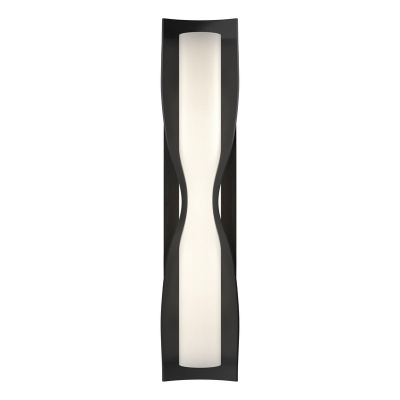 Hubbardton Forge 204795-SKT-10-GG0347 Four Light Wall Sconce, Black