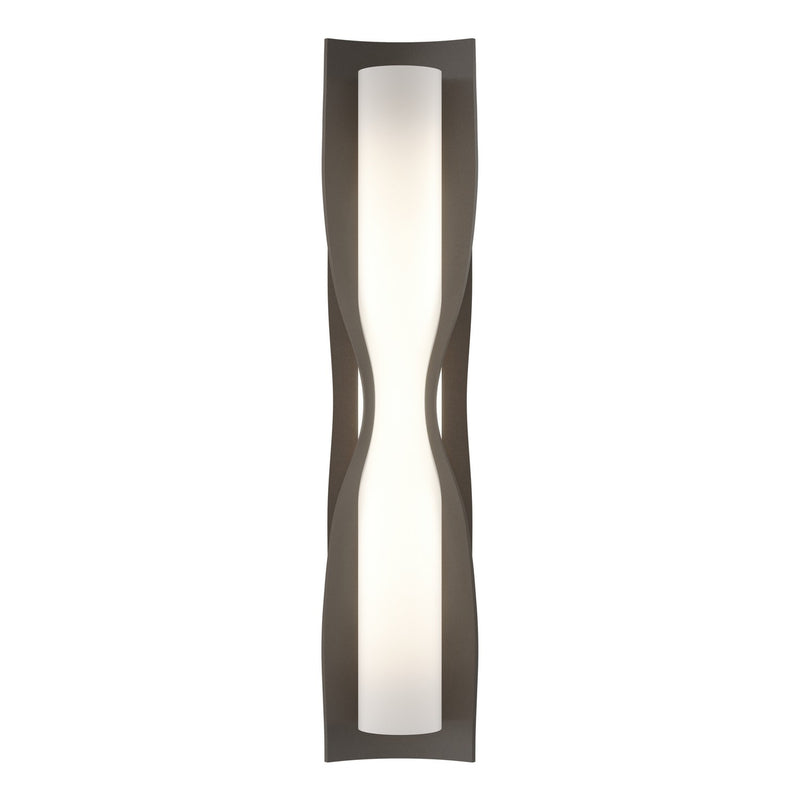 Hubbardton Forge 204795-SKT-14-GG0347 Four Light Wall Sconce, Oil Rubbed Bronze
