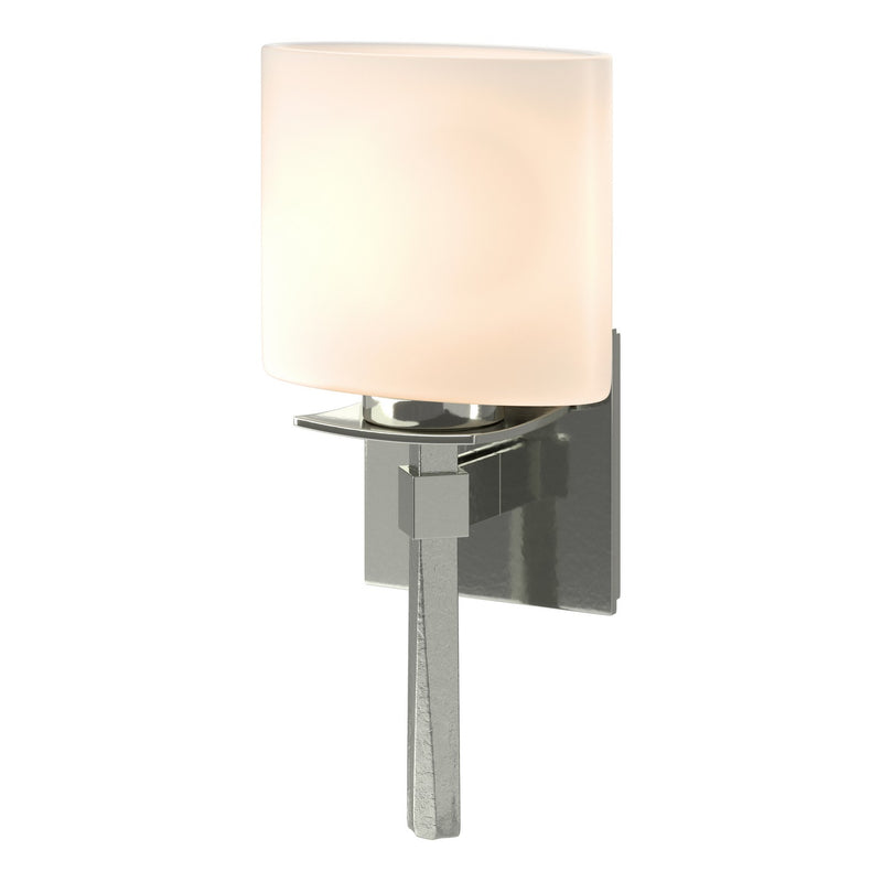 Hubbardton Forge 204820-SKT-85-GG0182 One Light Wall Sconce, Sterling