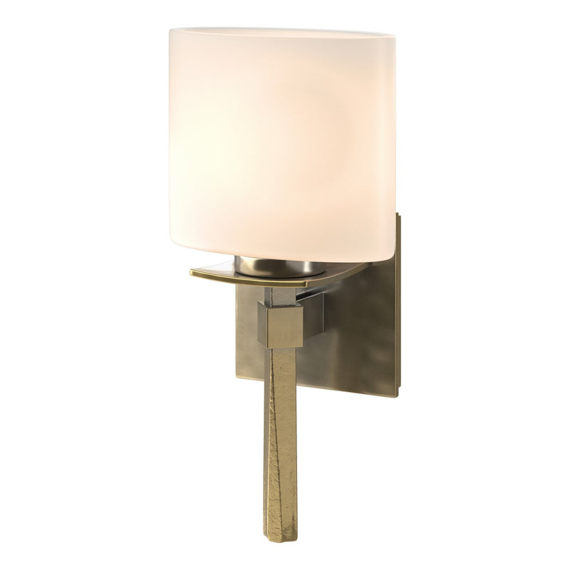 Hubbardton Forge 204820-SKT-86-GG0182 One Light Wall Sconce, Modern Brass