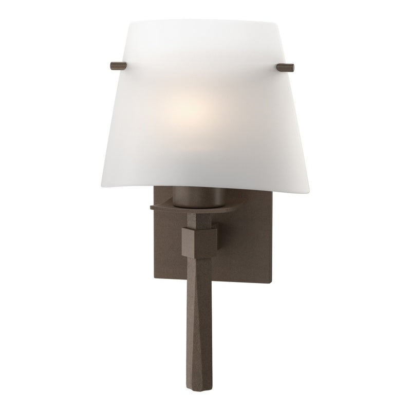 Hubbardton Forge 204825-SKT-05-GG0246 One Light Wall Sconce, Bronze