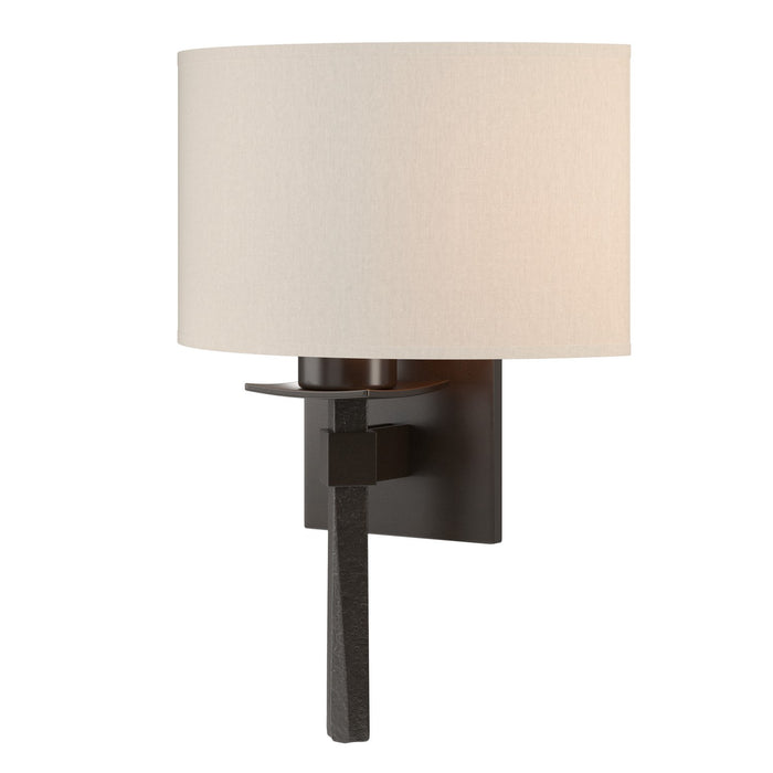 Hubbardton Forge 204826-SKT-14-SE1092 One Light Wall Sconce, Oil Rubbed Bronze