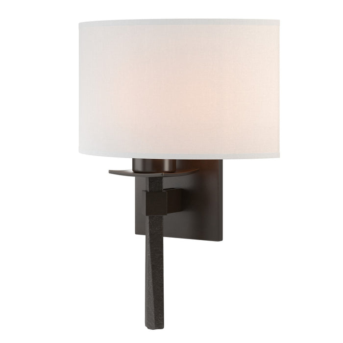 Hubbardton Forge 204826-SKT-14-SF1092 One Light Wall Sconce, Oil Rubbed Bronze