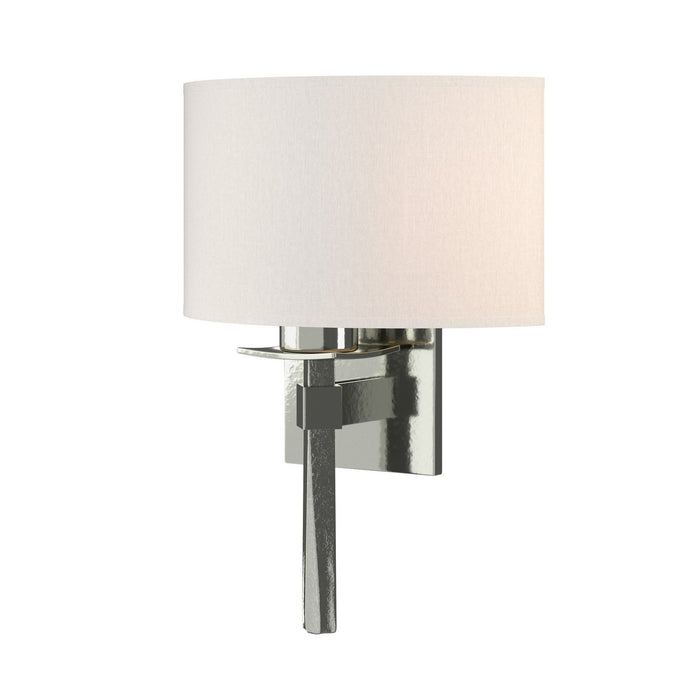 Hubbardton Forge 204826-SKT-85-SE1092 One Light Wall Sconce, Sterling