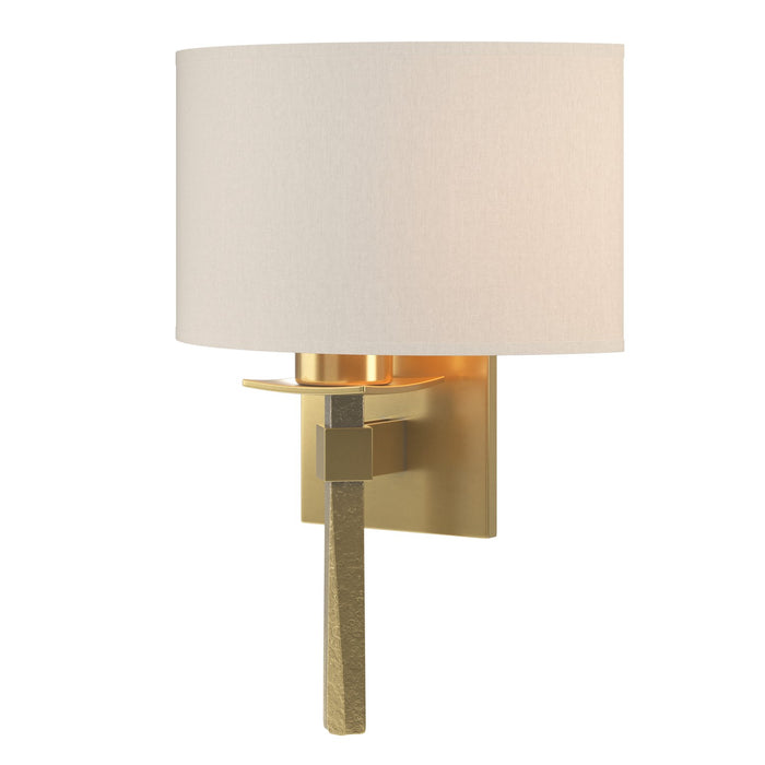 Hubbardton Forge 204826-SKT-86-SE1092 One Light Wall Sconce, Modern Brass
