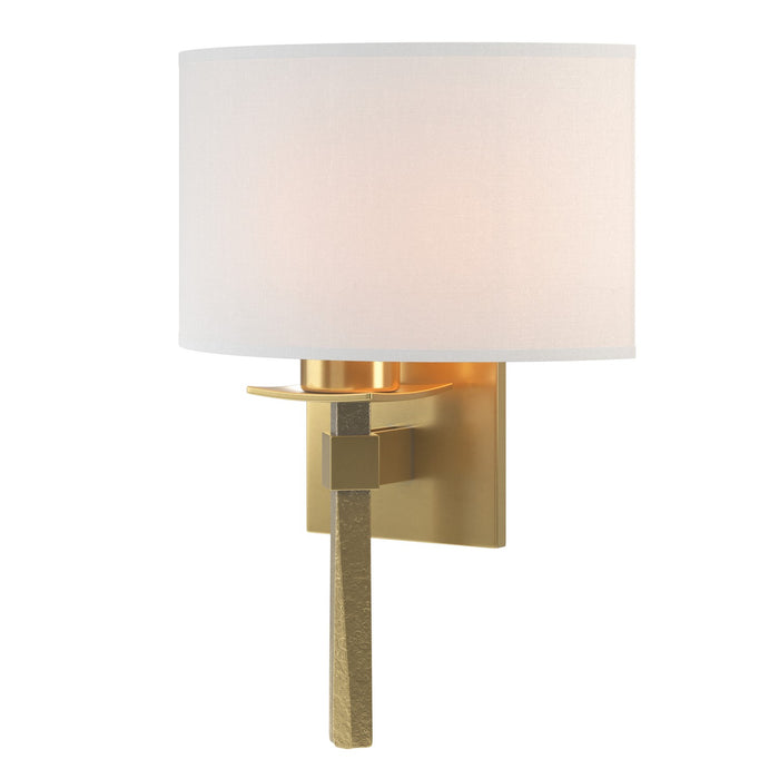 Hubbardton Forge 204826-SKT-86-SF1092 One Light Wall Sconce, Modern Brass