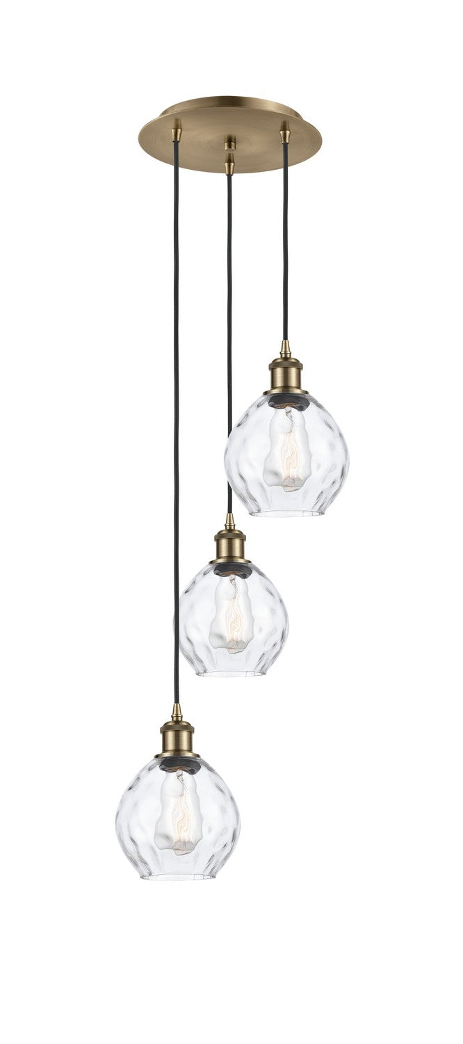 Innovations 113B-3P-AB-G362 LED Pendant, Antique Brass
