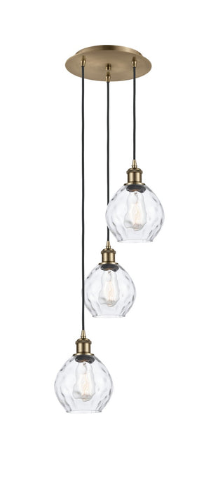 Innovations 113B-3P-AB-G362 LED Pendant, Antique Brass