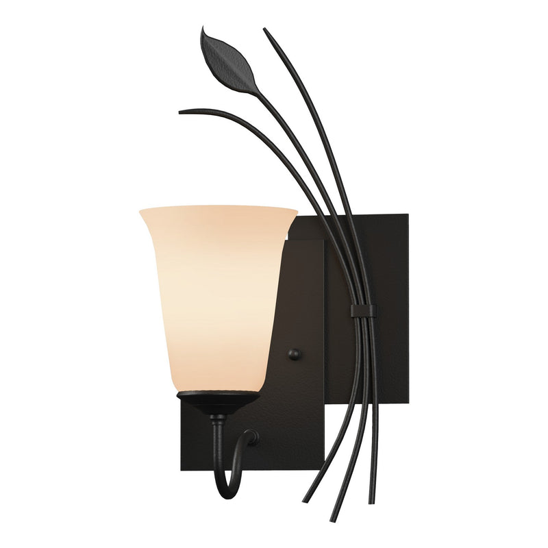 Hubbardton Forge 205122-SKT-RGT-10-GG0035 One Light Wall Sconce, Black