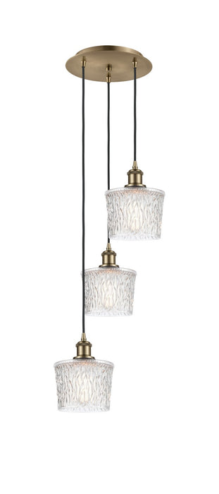 Innovations 113B-3P-AB-G402 LED Pendant, Antique Brass