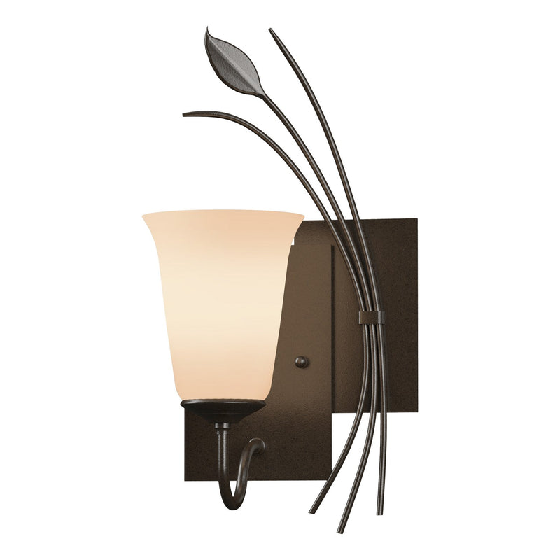 Hubbardton Forge 205122-SKT-RGT-14-GG0035 One Light Wall Sconce, Oil Rubbed Bronze