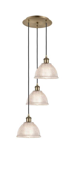 Innovations 113B-3P-AB-G422 LED Pendant, Antique Brass