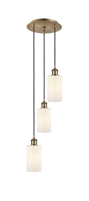 Innovations 113B-3P-AB-G801 LED Pendant, Antique Brass