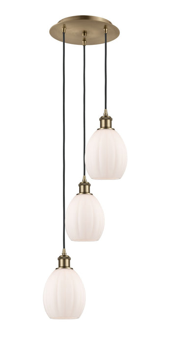 Innovations 113B-3P-AB-G81 LED Pendant, Antique Brass