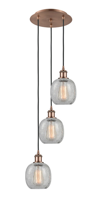Innovations 113B-3P-AC-G105 LED Pendant, Antique Copper