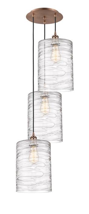 Innovations 113B-3P-AC-G1113-L LED Pendant, Antique Copper