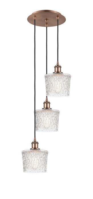 Innovations 113B-3P-AC-G402 LED Pendant, Antique Copper