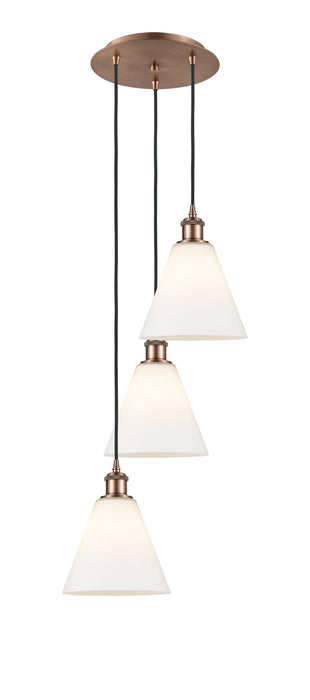 Innovations 113B-3P-AC-GBC-81 LED Pendant, Antique Copper
