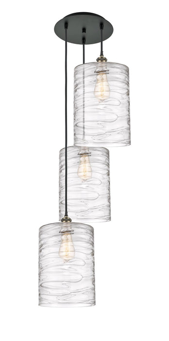 Innovations 113B-3P-BAB-G1113-L LED Pendant, Black Antique Brass