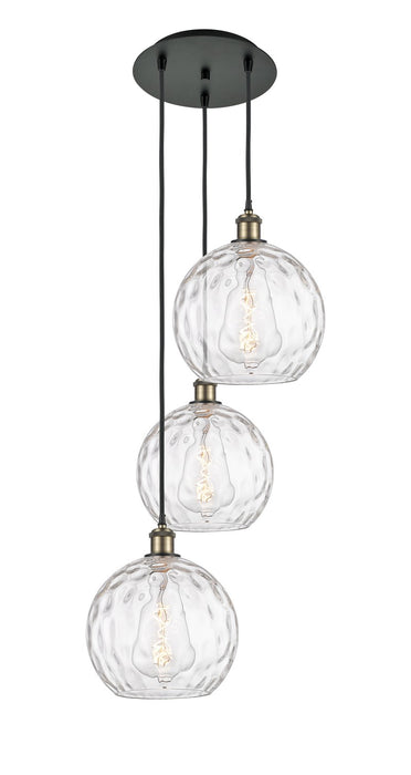 Innovations 113B-3P-BAB-G1215-10 LED Pendant, Black Antique Brass