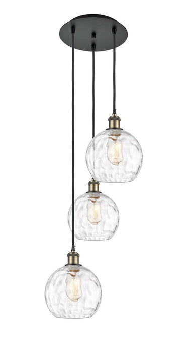 Innovations 113B-3P-BAB-G1215-8 LED Pendant, Black Antique Brass