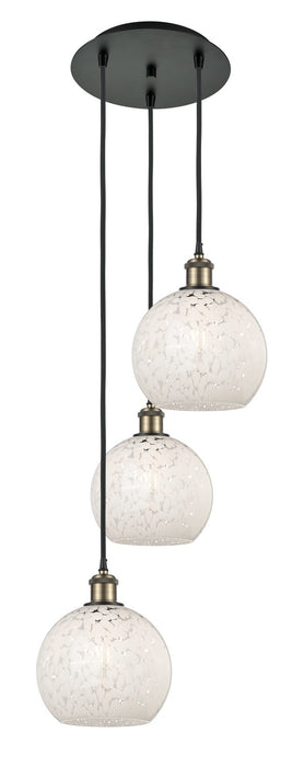 Innovations 113B-3P-BAB-G1216-8WM LED Pendant, Black Antique Brass