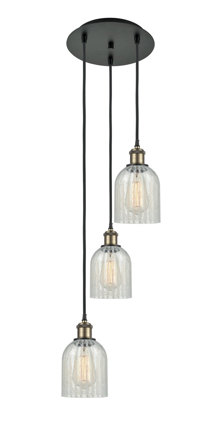 Innovations 113B-3P-BAB-G2511 LED Pendant, Black Antique Brass