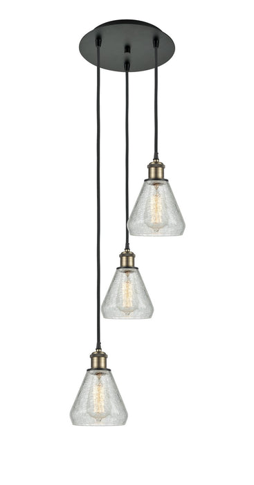 Innovations 113B-3P-BAB-G275 LED Pendant, Black Antique Brass
