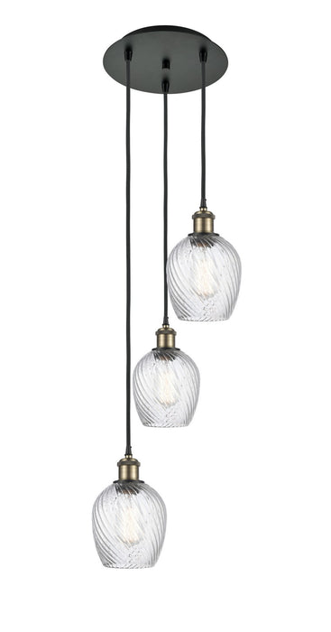 Innovations 113B-3P-BAB-G292 LED Pendant, Black Antique Brass