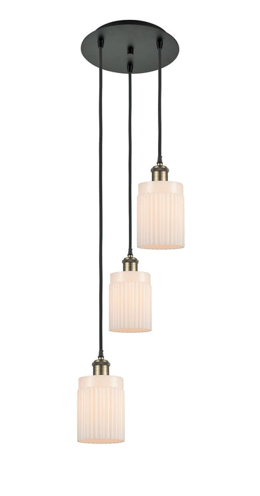 Innovations 113B-3P-BAB-G341 LED Pendant, Black Antique Brass