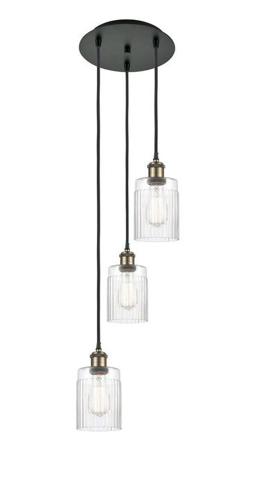 Innovations 113B-3P-BAB-G342 LED Pendant, Black Antique Brass