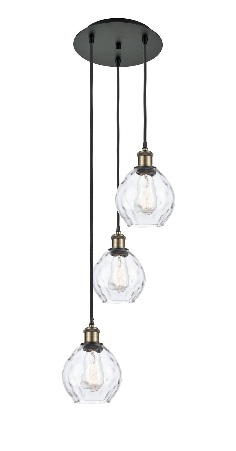 Innovations 113B-3P-BAB-G362 LED Pendant, Black Antique Brass