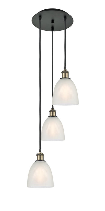 Innovations 113B-3P-BAB-G381 LED Pendant, Black Antique Brass