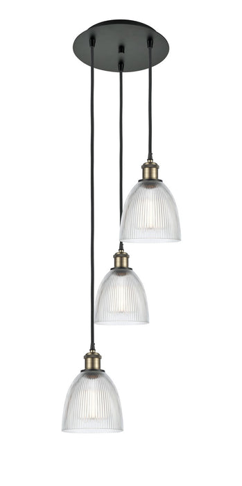 Innovations 113B-3P-BAB-G382 LED Pendant, Black Antique Brass