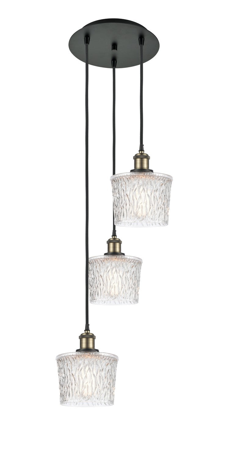 Innovations 113B-3P-BAB-G402 LED Pendant, Black Antique Brass